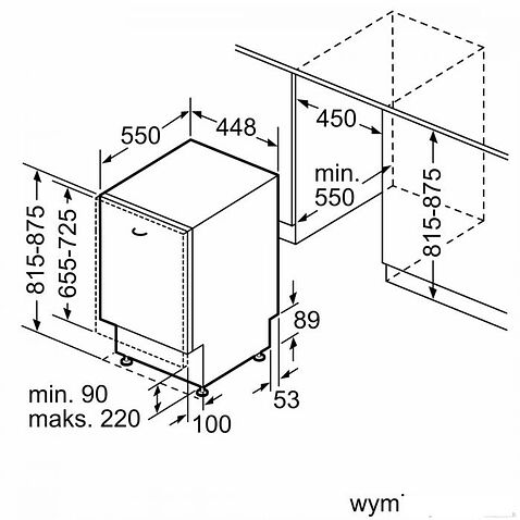 Встраиваемая посудомоечная машина Bosch Serie 4 SPV4EMX25E