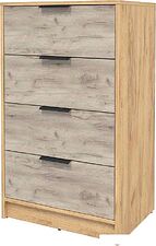 Комод Интерлиния Концепт КТ-К60 (дуб серый/дуб золотой)