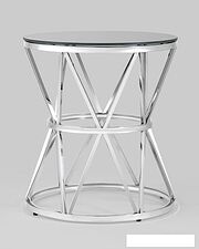 Журнальный столик Stool Group Вива 50x50 EET-080 (стекло черное/сталь серебристый) Журнальный столик Stool Group Вива 50x50 EET-080 (стекло черное/сталь серебристый)