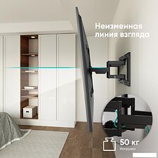 Кронштейн для телевизора Onkron SM6 (черный)