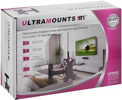 Кронштейн Ultramounts UM892 (черный)