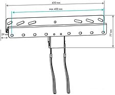 Кронштейн VLK TRENTO-21 (черный) Кронштейн VLK TRENTO-21 (черный)