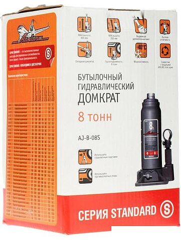 Бутылочный домкрат Airline AJ-B-08S 8т