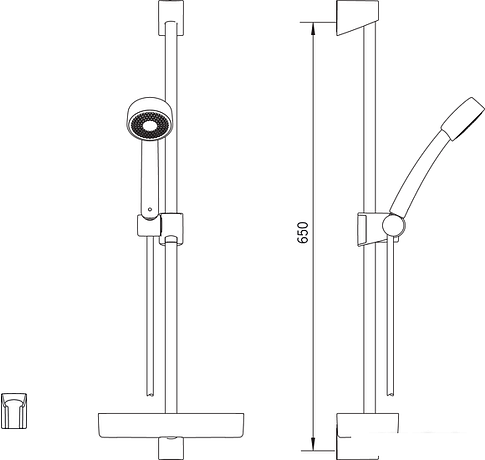 Душевой гарнитур Oras Apollo 520