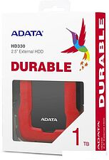 Внешний накопитель A-Data HD330 AHD330-1TU31-CRD 1TB (красный) Внешний накопитель A-Data HD330 AHD330-1TU31-CRD 1TB (красный)