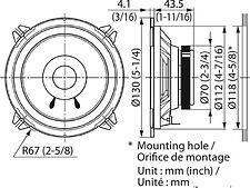 Коаксиальная АС Kenwood KFC-S1356