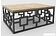 Журнальный столик Hype Mebel Лок 60x80 (черный/дуб галифакс натуральный)