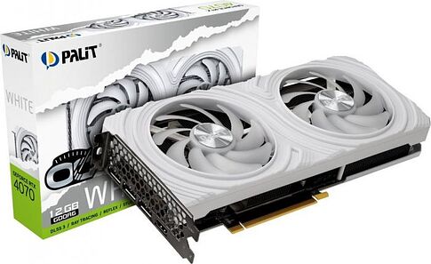 Видеокарта Palit GeForce RTX 4070 White OC NE64070S19K9-1048L