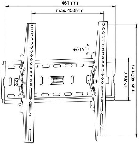 Кронштейн Maclean MC-778 (черный)