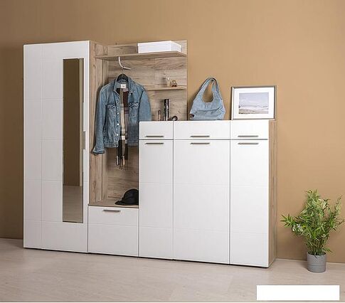 Комод Mobi Лайн 13.121 (дуб серый Craft K 002 PW-белый глянец ПВХ)