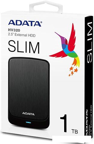 Внешний жесткий диск A-Data HV320 AHV320-1TU31-CBK 1TB (черный)