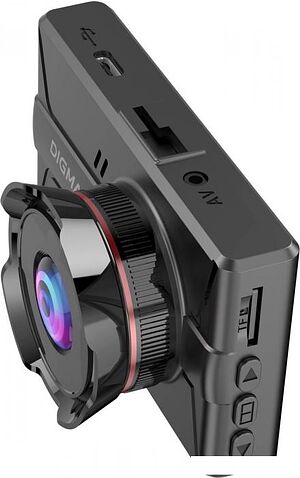 Видеорегистратор для авто Digma FreeDrive 300W FD300W (черный)