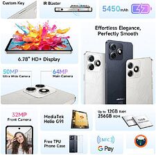 Телефон Ulefone Note 18 Pro 6GB/256GB (серый)