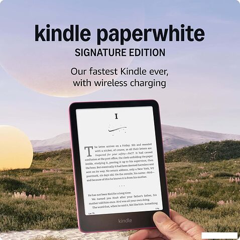 Электронная книга Amazon Kindle Paperwhite Signature Edition 2024 32GB (малиновый)