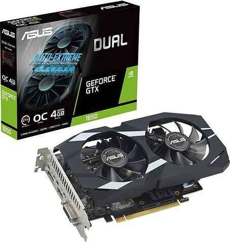 Видеокарта ASUS Dual GeForce GTX 1650 OC Edition 4GB GDDR6 EVO DUAL-GTX1650-O4GD6-P-EVO