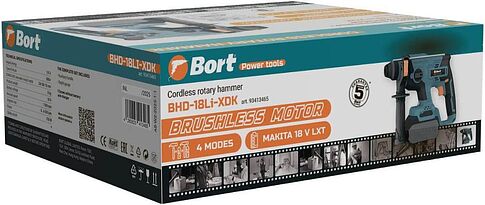 Перфоратор Bort BHD-18Li-XDK 93413465 (без АКБ)