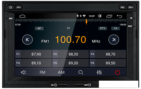 USB-магнитола Incar XTA-2302 для Peugeot Partner II, Citroen Berlingo II, Opel Combo