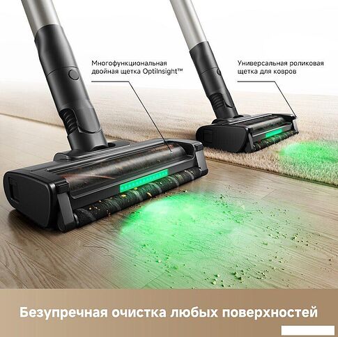 Пылесос Trouver Cordless Vacuum Cleaner G70 Detect V2515 (евровилка, черный)