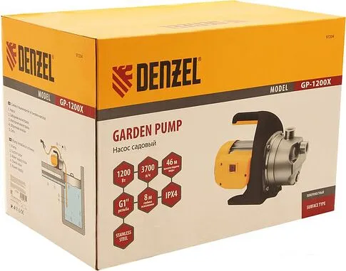 Самовсасывающий насос Denzel GP1200Х