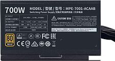 Блок питания Cooler Master MWE 700 Bronze V2 MPE-7001-ACAAB-EU Блок питания Cooler Master MWE 700 Bronze V2 MPE-7001-ACAAB-EU