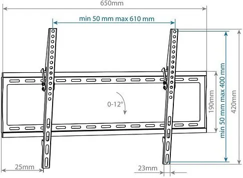 Кронштейн Arm Media STEEL-2 NEW (черный)
