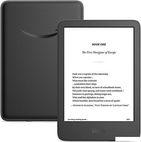 Электронная книга Amazon Kindle 2024 16GB Ad-supported (newest model, черный)