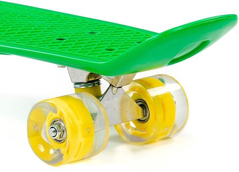 Пенниборд Полесье 89489 66 см (зеленый/желтый)