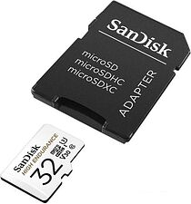 Карта памяти SanDisk High Endurance microSDHC SDSQQNR-032G-GN6IA 32GB (с адаптером) Карта памяти SanDisk High Endurance microSDHC SDSQQNR-032G-GN6IA 32GB (с адаптером)