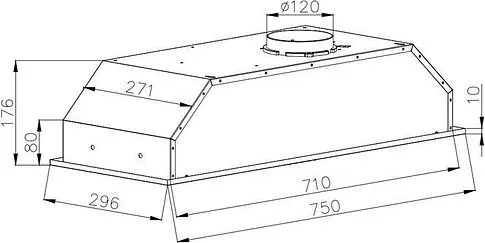 Кухонная вытяжка Schtoff TDM 75 Inox (нержавеющая сталь)