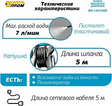 Мойка высокого давления ЭНЕРГОПРОМ АМ-140/1800