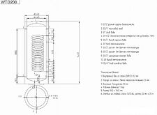 Бойлер косвенного нагрева Viena WTD 200