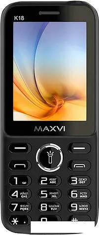 Мобильный телефон Maxvi K18 (черный)