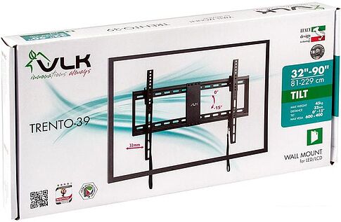 Кронштейн VLK TRENTO-39 (черный)