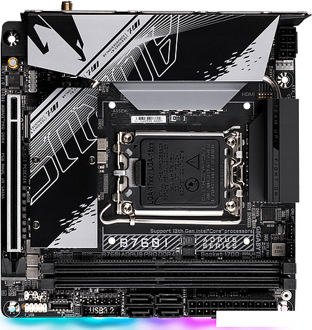 Материнская плата Gigabyte B760I Aorus Pro DDR4 (rev. 1.0)