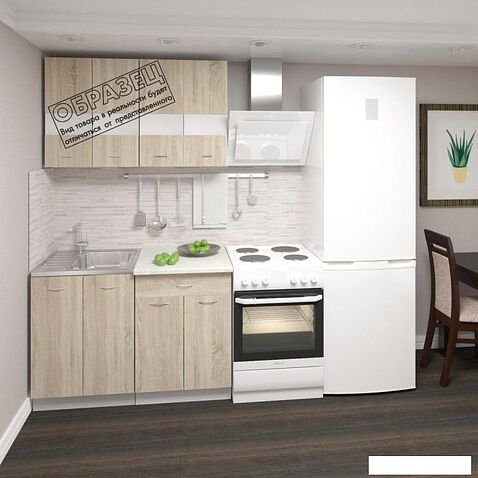 Кухня Кортекс-мебель Корнелия Экстра 1.2м (дуб сонома/марсель)