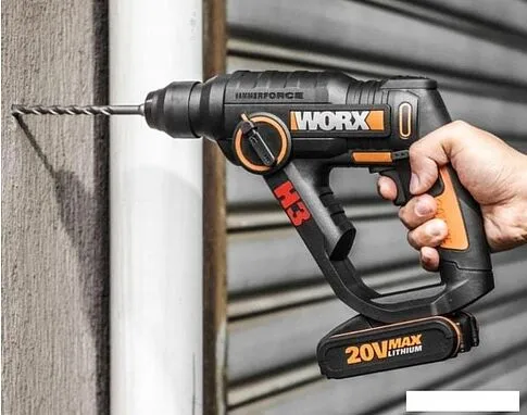 Перфоратор Worx WX390.1 (с 2-мя АКБ и ЗУ)