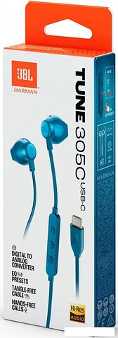 Наушники JBL Tune 305C (темно-синий)