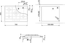 Варочная панель Smeg PX175