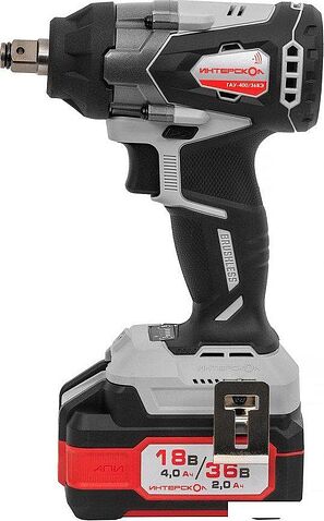 Гайковерт Интерскол ГАУ-400/36ВЭ 859.2.2.70 (с 2-мя АКБ, кейс)