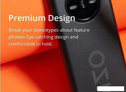 Кнопочный телефон Dizo Star 500 (черный)