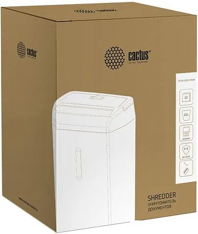 Шредер CACTUS CS-SH-12-21-5X45