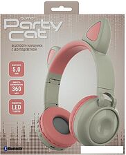 Наушники QUMO Party Cat 32303 (бежевый) Наушники QUMO Party Cat 32303 (бежевый)