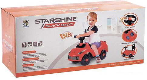 Каталка Qunxing Toys Ночной гонщик QX-3392-2 4462047 (черный)