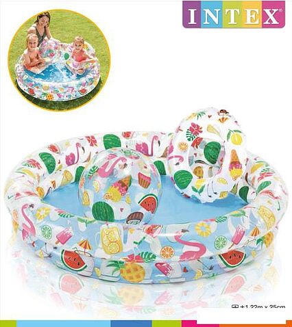 Надувной бассейн Intex Фрукты (122x25)
