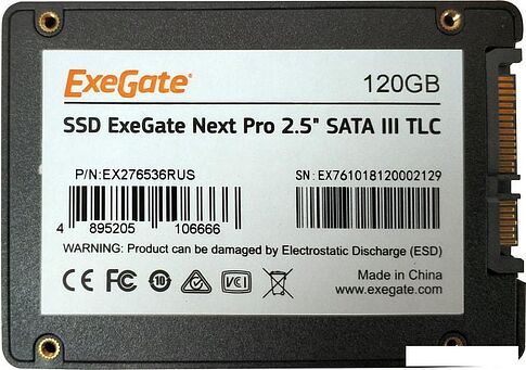 SSD ExeGate Next Pro 120GB EX276536RUS