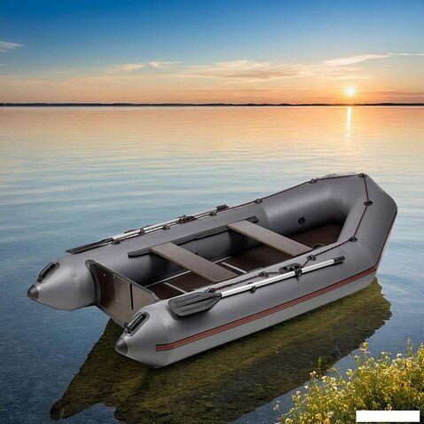 Моторно-гребная лодка BarrakuDA BR-3200 Киль (серый)