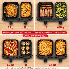 Аэрогриль (аэрофритюрница) Tefal Dual Easy Fry EY942BE0