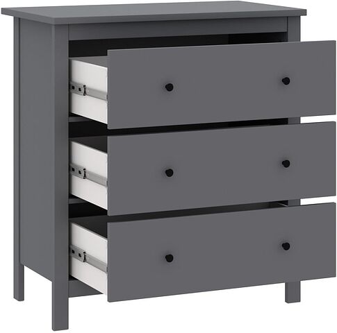 Комод Mio Tesoro Сага 3 ящика 2.08.02.020.4 (серый)