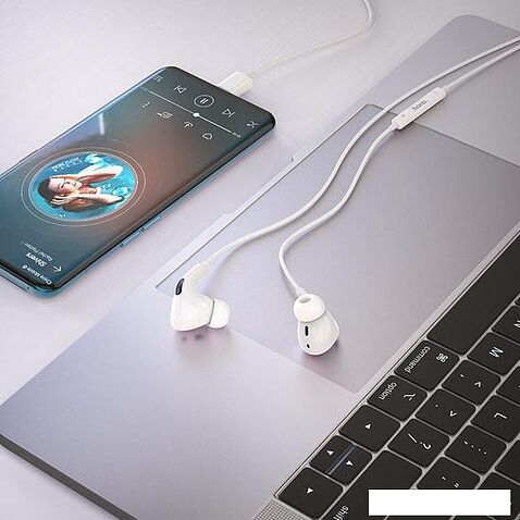 Наушники Hoco M1 Pro Type-C (белый)