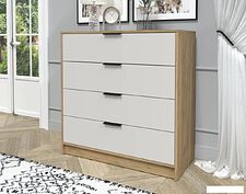 Комод Интерлиния Концепт КТ-К100 (персидский жемчуг/дуб золотой)